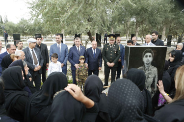 Şirvanda Vətən müharibəsi şəhidi Asif Qəribovun xatirəsi anılıb.