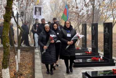 Şirvanda Vətən müharibəsi şəhidləri Süleyman  Bağırovun anım günü, Elnur Qarayevin doğum günü qeyd olunub.