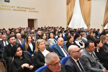 Şirvanda ötən ilin yekunları ilə bağlı hesabat yığıncağı keçirilib.