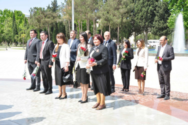 Şirvanda Ümummilli lider, Ulu Öndər Heydər Əliyevin anadan olmasının 103 illiyinə həsr olunmuş tədbir keçirilib.