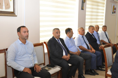 Şirvan Səhər İcra Hakimiyyətinin başçısı İlqar Abbasov vətəndaş qəbulu keçirib.
