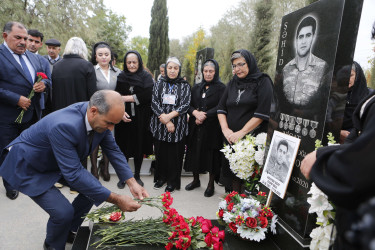 Vətən müharibəsi şəhidi Nicat Hüseynovun anım günü qeyd edilib.