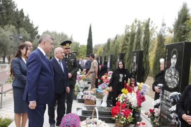 Vətən müharibəsi şəhidi Nicat Hüseynovun anım günü qeyd edilib.