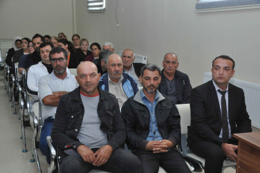 Şirvanda sakinlərlə növbəti səyyar görüş keçirilib