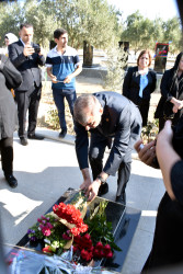 Vətən müharibəsinin şəhidi Nicat Hüseynovun xatirəsi yad edilib.