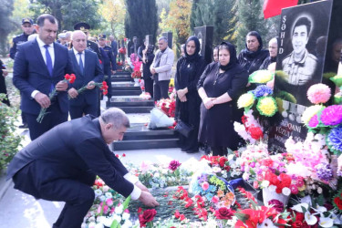 Şirvanda şəhidlərin anım günləri qeyd edilib.