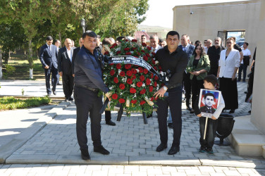 Şirvanda şəhid Nicat Hüseynovun xatirəsi anılıb.