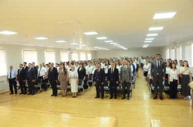 Şirvan şəhəri təhsil işçilərinin sentyabr konfransı keçirilib.