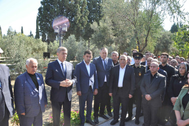 Şirvanda şəhid Nicat Hüseynovun xatirəsi anılıb.