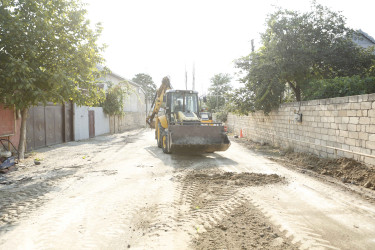 Şirvan şəhərində su və kanalizasiya sahəsində genişmiqyaslı işlər davam etdirilir.