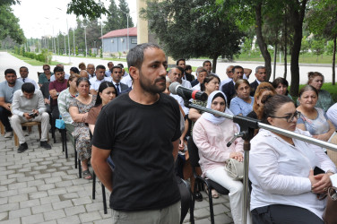 Şəhər İcra Hakimiyyətinin başçısı İlqar Abbasov növbəti səyyar görüş keçirib.