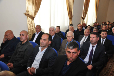 Şirvanda Ümummilli lider, Ulu Öndər Heydər Əliyevin anadan olmasının 103 illiyinə həsr olunmuş tədbir keçirilib.