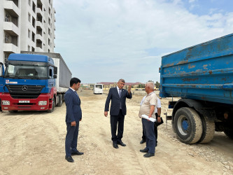 “Yeni Şirvan” Yaşayış Kompleksinin tikinti işləri sürətlə davam etdirilir.