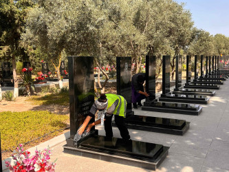 Şirvan şəhərində növbəti iməcilik təşkil olunub.