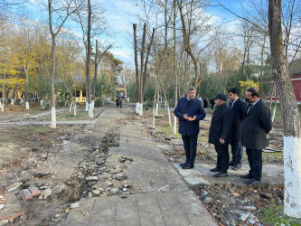 İsmət Qayıbov adına Mədəniyyət və İstirahət Parkında aparılan işlər haqqında məlumat