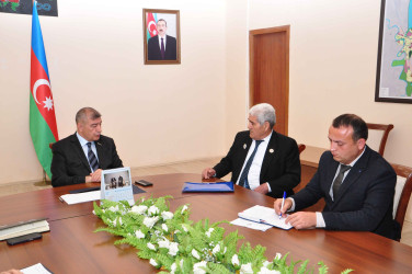 Şirvan Səhər İcra Hakimiyyətinin başçısı İlqar Abbasov vətəndaş qəbulu keçirib.