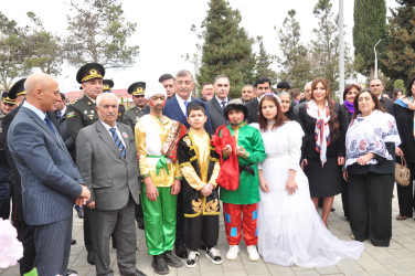 Şirvanda Novruz bayramı münasibətilə ümumşəhər tədbiri keçirilib.