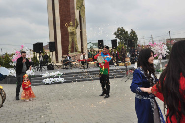 Şirvanda Novruz bayramı münasibətilə ümumşəhər tədbiri keçirilib.