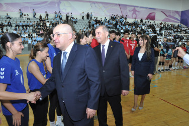 Şirvanda yeniyetmə voleybolçularla görüş keçirilib.