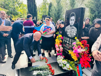 Şirvanda Vətən müharibəsi şəhidi Cavid Məmmədlinin xatirəsi anılıb.