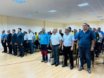 Şirvan Şəhər İcra Hakimiyyətinin başçısı İlqar Abbasov növbəti səyyar görüş keçirib.