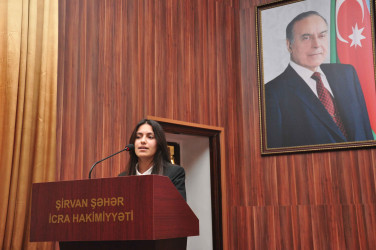 Şirvanda ötən ilin yekunları ilə bağlı hesabat yığıncağı keçirilib.