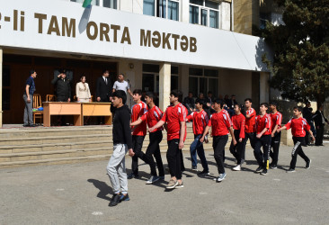 Orta ümumtəhsil məktəblərinin VIII-X sinif şagirdləri arasında “Şahin” hərbi-idman oyunlarının şəhər birinciliyi keçirilib.