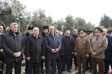 Vətən müharibəsi şəhidi Elnur Qarayevin anım günü qeyd edilib.