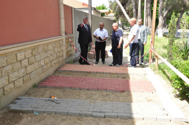 Şirvanda “Şəhərsalma və Memarlıq İli” çərçivəsində görülən abadlıq işləri davam etdirilir.