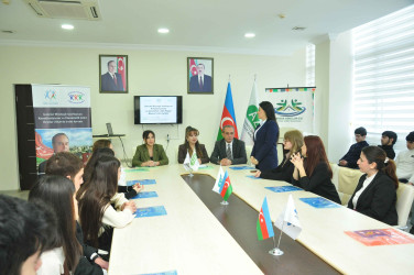 Şirvanda gənclər üçün Azərbaycan Konstitusiyası və Ümummilli Lider Heydər Əliyevin irsi mövzusunda maarifləndirici seminar keçirilib.